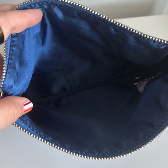 Indigo Blue Embossed Clutch - Picture 2 of 2